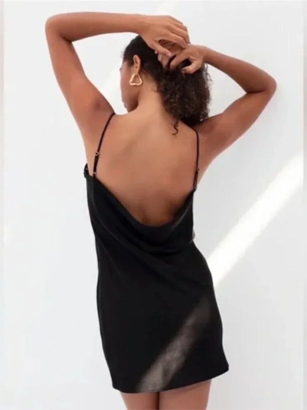 Aritzia Babaton Encore Mini Satin Slip Dress